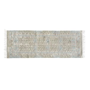 Jute Kelim Løber 75X208