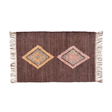 Jute Kelim Tæppe 60X90
