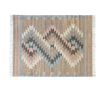 Jute Kelim Tæppe 150X200
