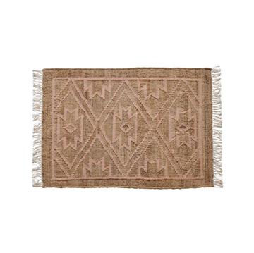 Jute Kelim Rosa 60X90